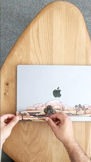 Infinity Sticker on MacBook Pro of Joshua Tree National Park #stickers