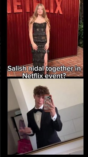 Netflix invited Salish nidal together #shorts