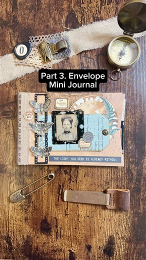 Part three of the envelope mini journal 🎞️✨ Today I’m adding inserts to my envelope pockets and giving those inserts a few cute little tabs. Nothing too complicated — just a cozy crafting moment. 🤎✂️ We’ve got a long weekend here in the UAE for National Flag Day 🇦🇪, so I took a tiny break… and honestly, I really needed that reset. But I’m back now, picking up right where I left off and easing back into the flow. This video isn’t super instructional — it’s simply me assembling the inserts and
