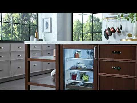 Monogram Undercounter Beverage Center with Adjustable Temperature