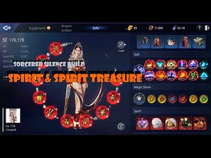 MIR4 Sorcerer Silence Build Spirit and Spirit Treasures