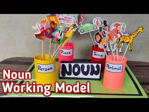 Noun Working Model | Noun model |Noun sorting activity for kids