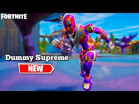 *NEW* DUMMY SUPREME SKIN GAMEPLAY - FORTNITE CHAMPION SERIES SET