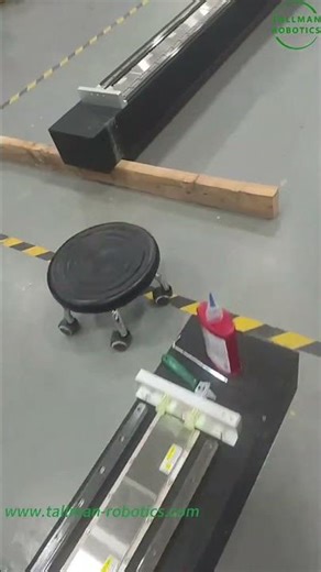 Have you ever seen such a Linear Motor with 8 carriages?