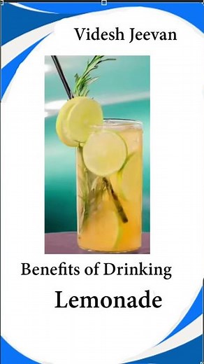 Benefits of Drinking Lemonade