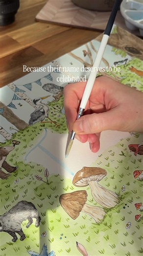 Watercolour Name Art: A Moment for the Moment