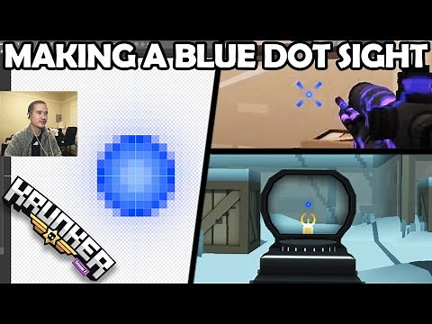 Making an OP Blue Dot Sight for Krunker (Custom Crosshair + Dot + Scope + Hitmarker)