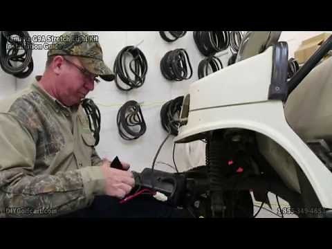 Yamaha G2, G9 Headlight Tail Light Kit | How to Install on Golf Cart