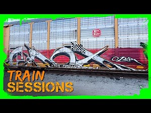 TRAIN GRAFFITI - Los Angeles Train Yard Sessions - Welcome to LA (Part 9)