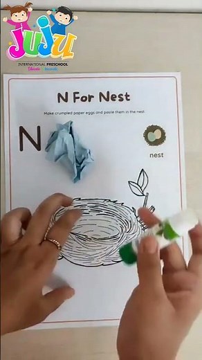 "Nest Making Activity for Kids | Fun Craft & Learning | Juju International Preschool"
