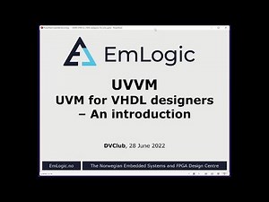 UVVM: UVM for VHDL designers – An introduction