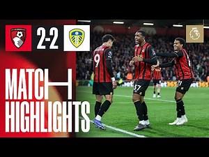 Rayan and Kroupi on target as Leeds level late | AFC Bournemouth 2-2 Leeds United