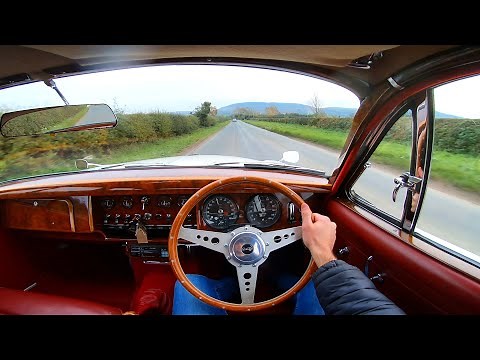 1968 Daimler 250 2.5 V8 4 Speed Manual POV - The Daimler V8 Driving Experience