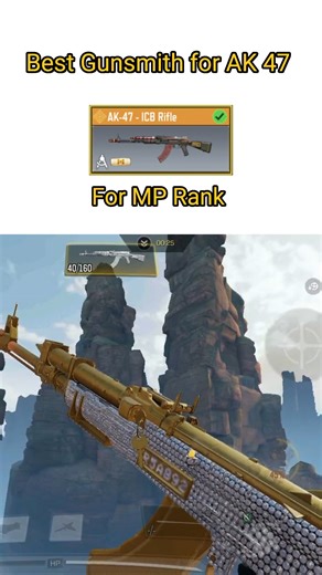 Best Gunsmith for AK 47 For MP Rank in season 3 of cod#shorts mobile#cod #codm #codmloadout #shorts