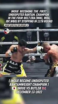 NAOYA INOUE VS PAUL BUTLER BAGSAK SA BILIS AT LAKAS NG SUNTOK | naoya inoue highlights