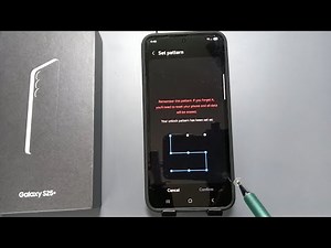 Samsung Galaxy S25/S25 Plus | How to Set Pattern Screen Lock on Galaxy S25/S25 Plus