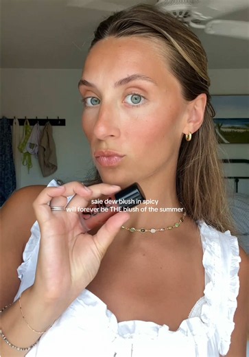 Perfect Summer Blush: Saie Dew Blush Hack