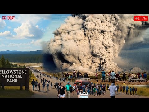 Terrifying Explosion: Giant Geyser Erupts,Magma Smolders,Supervolcano Poised to Destroy Earth