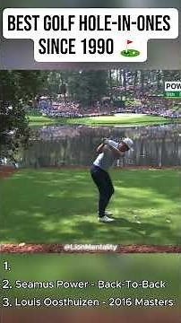 Top Hole-In-Ones since 1990 ⛳🤯