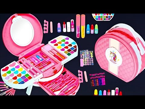 14 Minutes Satisfying and Unboxing PinkMake Up Set🦄ASMR🦄