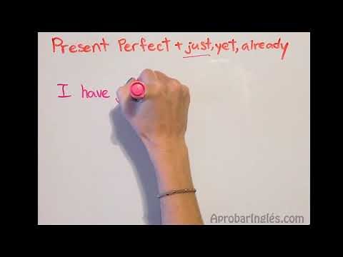 LEVEL 3 - VIDEO 4: Present Perfect + just, yet and already.