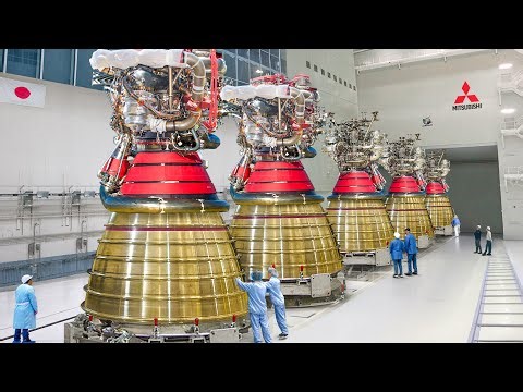 How Mitsubishi Produces Giant Rocket Engines in Japan