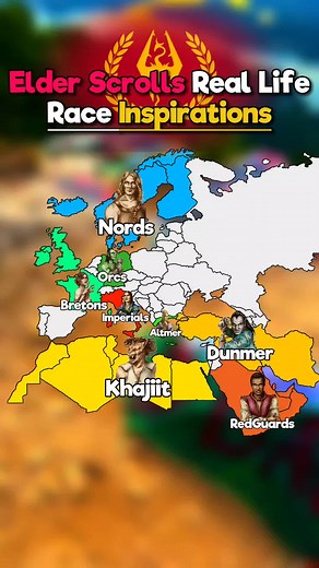 Elder Scrolls Races Inspired by Real Life Cultures