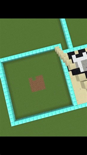 sand art transformation (cow face) #shorts #minecraft #gaming