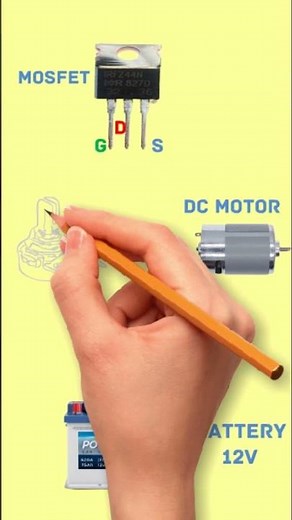 Dc motor speed control circuit connection/ wiring diagram/ video animation