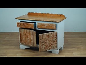Restoration of an old wooden dresser