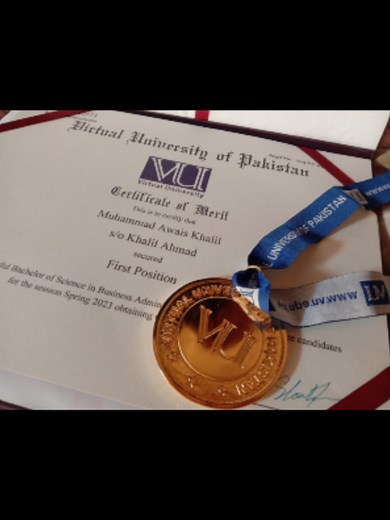 Celebrating Gold Medal Achievement at Virtual University