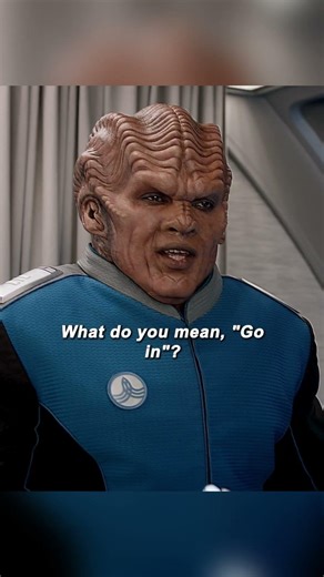 The Orville Season S1E11，The alien blob goes off on a rant.