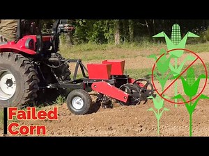 Compact Tractor Row Corn Planter. Field Tuff