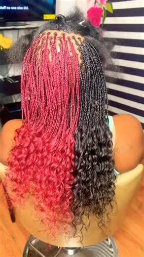 MICRO BRAIDS ❤️FULL TUTORIAL AVAILABLE #hairstyles