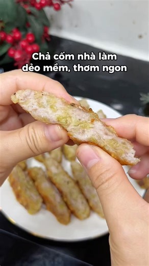Cách làm chả cốm tại nhà đơn giản #chongnauvoquay #food #chacom
