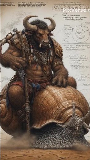 ⚙️ OVERGEARED — The Driftstone Nomad (Tauren Riding the Snail of Stillness)