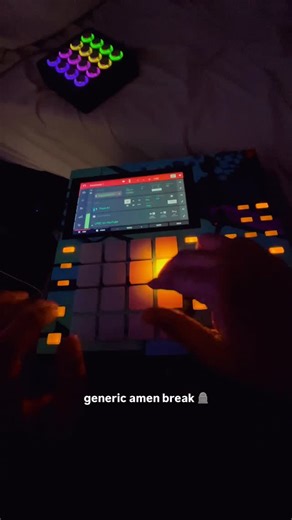 Vespyr on Instagram: "generic amen break practice on mpc one this was on my story a while back, decided to post it as a reel so it’s easier to find #fingerdrumming #mpcone #mpc #amenbreak #jungle"