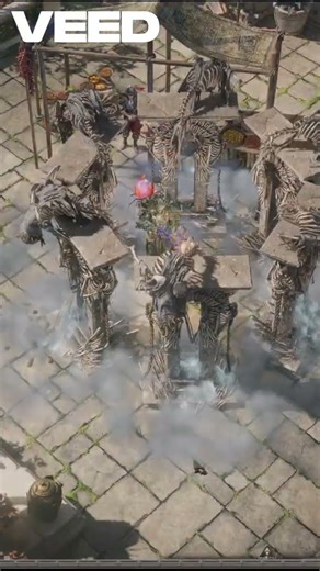Here it is, the brand new Cryptkeeper Portal Effect in Path of Exile 2
