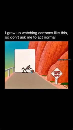 History Shockers on Instagram: "In 1949, the world was introduced to Wile E Coyote and the Road Runner, a pair that quickly became a cornerstone of classic animation. Their desert setting, their silence, and their endless chase created a style of comedy that felt both simple and inventive. Each short followed the coyote as he tried to capture the Road Runner using complicated gadgets from the fictional ACME company. Rockets, traps, and painted tunnels all promised success, only to send him tumbl
