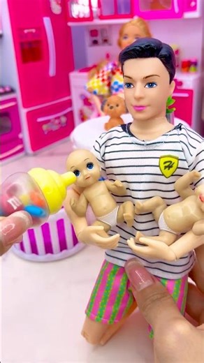 Satisfying With Unboxing Barbie Princess Family Toys, ASMR Video #shorts