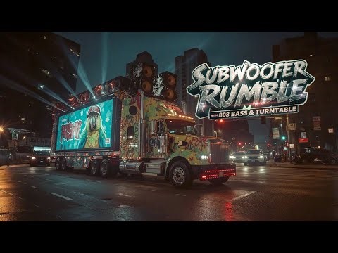 Subwoofer Rumble! Sound System Test with 808 Bass & Turntable