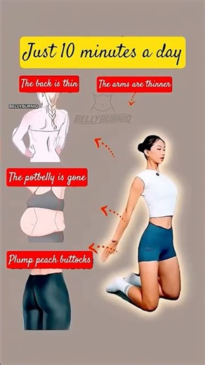 One Move to Flat Belly! 🛑 Daily 100 Reps Challenge (No Equipment) 🔥🏠 #BellyBurniq #flatbelly
