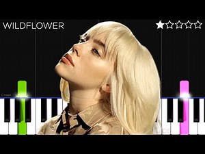 Billie Eilish - WILDFLOWER | EASY Piano Tutorial