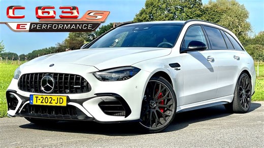 2024 Mercedes-AMG C63 S E-Performance | Autobahn POV Review & Top Speed