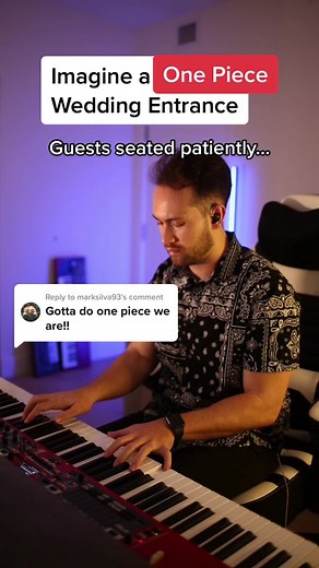 One Piece Anime Themed Wedding Entrance