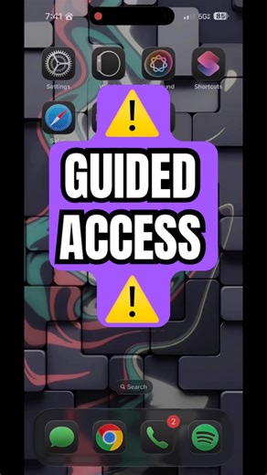 Lock your iPhone onto one App with Guided Access