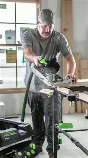 For a century, Festool track saws are something pros count on to get the job done 🤝✅