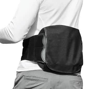 CompressRx Universal LSO Back Brace for Men & Women, Medical-Grade Compression Belt, For Lower Back Pain, Lumbar Support, Spinal Stenosis, & Post Surgery, Posture Brace, Breathable & Adjustable, 2-in-1 Back Brace, Size Small-4XL
