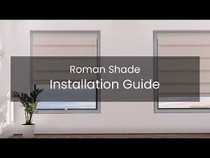 How to Install Roman Shades