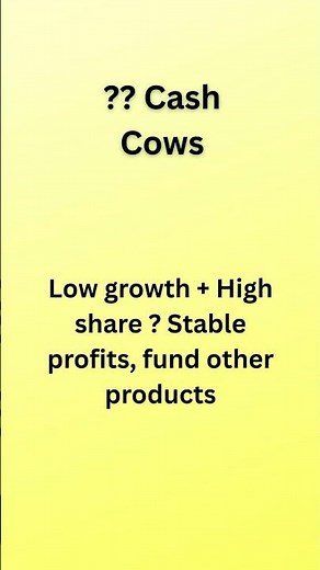 BCG Matrix | Stars, Cash Cows, Dogs & Question Marks Explained